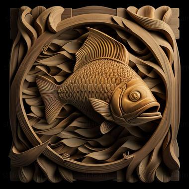 3D model Farlovella fish (STL)